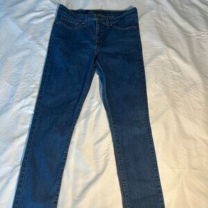 Women's Levi's Straight Leg Jeans Size 30X30 Blue